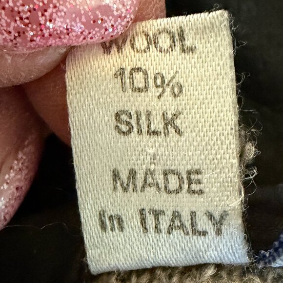 SIM Italian Gloves Leather and Cashmere Lined Size 7 - Picture 7 of 9